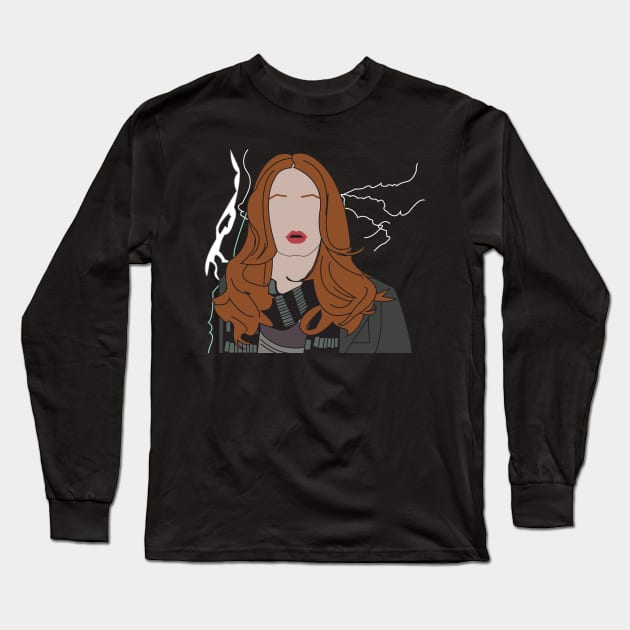 Amy Pond Long Sleeve T-Shirt by DaniVan